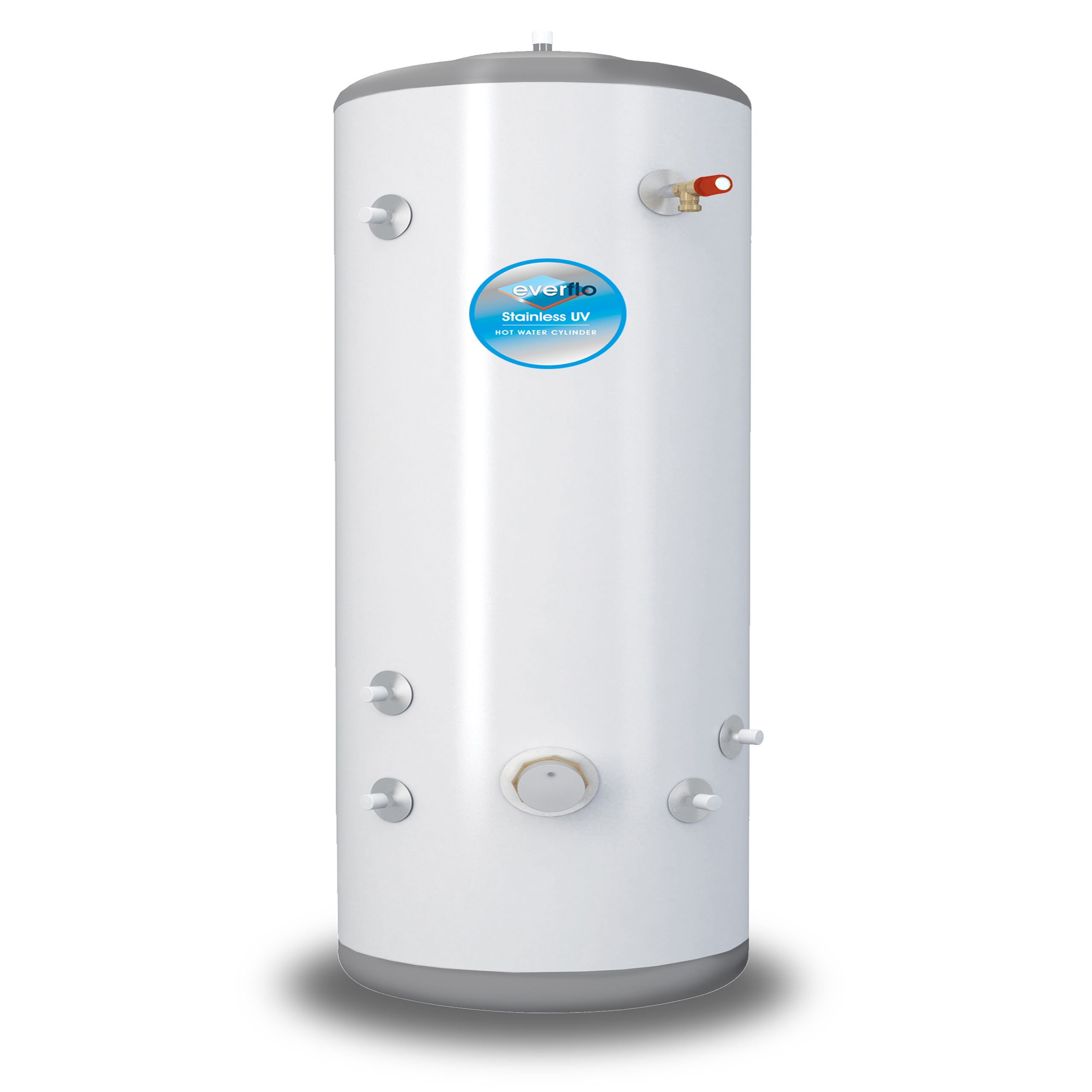 everflo Stainless 500 L Indirect Unvented Hot Water Storage Cylinder & Kit