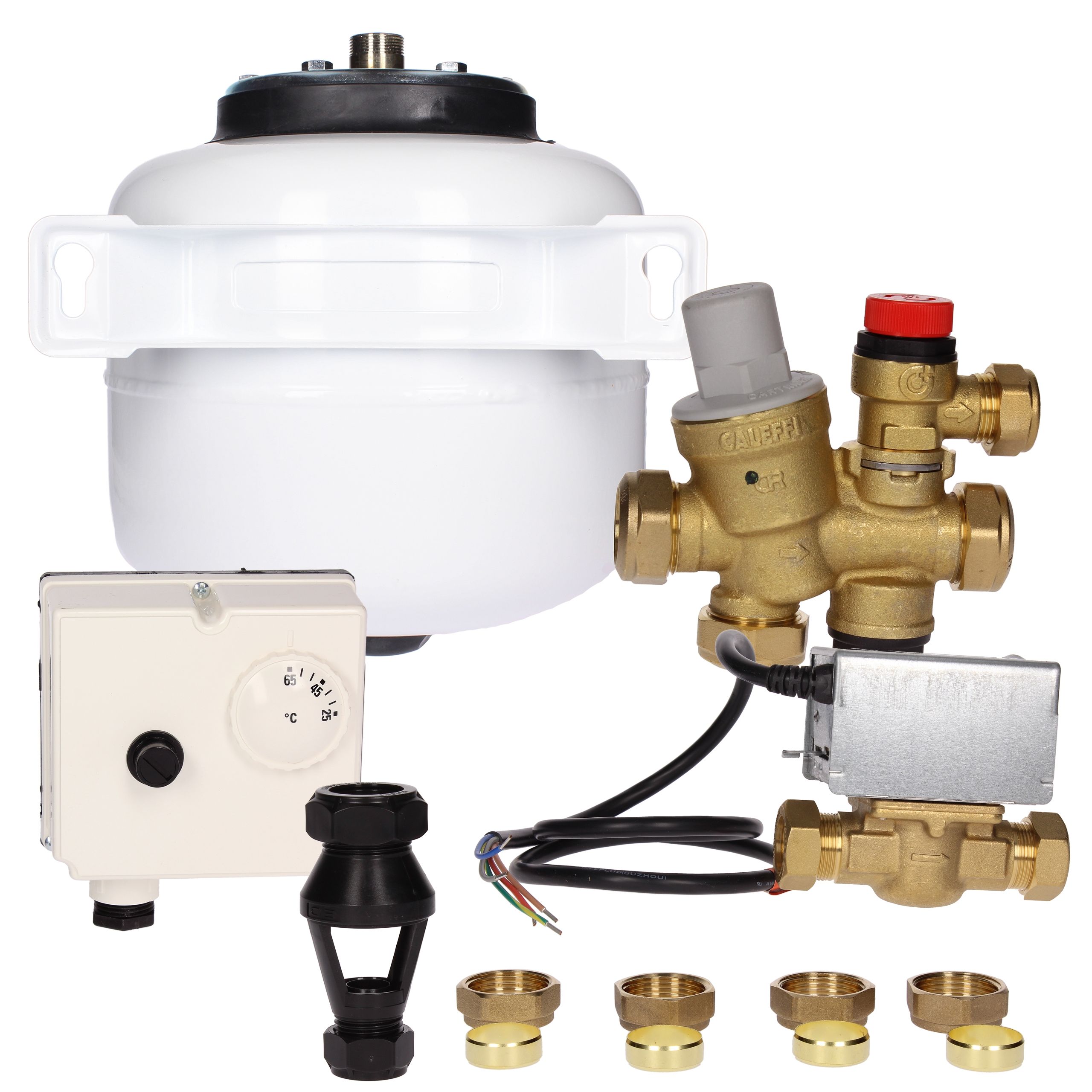 everflo Stainless 500 L Indirect Unvented Hot Water Storage Cylinder & Kit